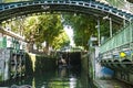 Saint-Martin canal in Paris