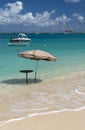 Saint Martin, Caribbean sea Royalty Free Stock Photo