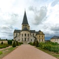 View of the historic Abbey of Saint-Georges and grounds in Boscherville in Upper Normandy