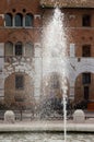 The water jet Lucca Tuscany Italy