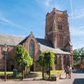 Saint Martin`s Church in fortified town of Woudrichem, Netherlan