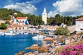 Saint Martin village on Losinj island waterfront view Royalty Free Stock Photo