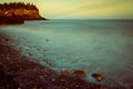 Saint Martins New Brunswick Tide at sunset