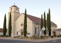 Saint Mary Catholic Church in Marfa, Texas. Royalty Free Stock Photo
