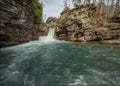 Saint Mary Falls, Glacier National Park Royalty Free Stock Photo