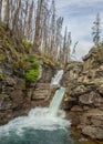 Saint Mary Falls, Glacier National Park Royalty Free Stock Photo