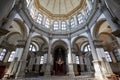 Saint Mary of Health church, dome interior with people in Venice, Italy Royalty Free Stock Photo