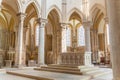 Saint Mary Magadalene abbey, Vezelay, France, interiors