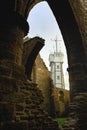 Phare de Saint Mathieu, Plougonvelin,Finistere, Brittany, France Royalty Free Stock Photo