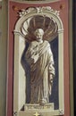 Saint Matthew the Apostle, fresco in the church of St Peter in Ivanic Grad, Croatia