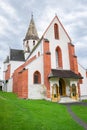 Historic church in the town of Murau, Austria