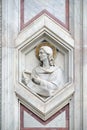 Saint Matthias, relief on the facade of Basilica of Santa Croce in Florence