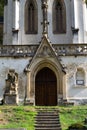 Saint Maximilian Chapel on cemetery in Saint John under the Cliff, Svaty Jan pod Skalou, Czech Republic