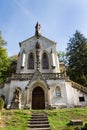 Saint Maximilian Chapel on cemetery in Saint John under the Cliff, Svaty Jan pod Skalou, Czech Republic