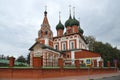 Saint Michael  Archangel Church Mikhaylo-Arkhangelskiy on Pervomayskaya  street, Yaroslavl, Russia Royalty Free Stock Photo