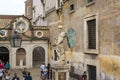 Saint Michael archangel sculpture at the ancient Castel Sant`Angelo