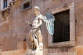The statue of the St. Michael sculpted by Raffaello Da Montelupo, Rome, Italy