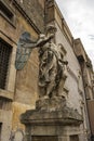 Saint Michael archangel sculpture at the ancient Castel Sant`Angelo