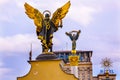 Saint Michael Berehynia Statues Maidan Kiev Ukraine