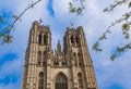 Saint Michael and Gudula cathedral in Brussels Belgium Royalty Free Stock Photo