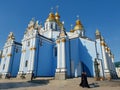 Saint Michael`s golden-domed cathedral and monastery in Kiev