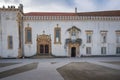 Saint Michaels Chapel Capela de Sao Miguel Facade at University of Coimbra Courtyard - Coimbra, Portugal