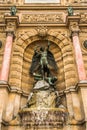 Saint Michaels fountain paris city France