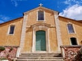 Saint-Michel church in beautiful Roussillon village, Provence, France. Royalty Free Stock Photo