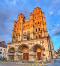 Saint Michel church in Dijon, France Royalty Free Stock Photo