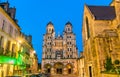 Saint Michel church in Dijon, France Royalty Free Stock Photo