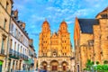 Saint Michel church in Dijon, France Royalty Free Stock Photo