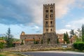 The Saint Michel de Cuxa Abbey in Codalet Royalty Free Stock Photo