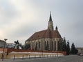 Saint Mihail cathedral from Cluj Napoca Royalty Free Stock Photo