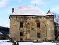 `Saint Miklos` Castle is an architectural monument of the 14th-19th centuries Royalty Free Stock Photo