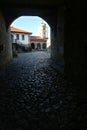 Saint Naum Monastery Courtyard at Lake Ohrid Royalty Free Stock Photo