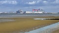 Saint Nazaire seen from of Saint Brevin in France