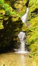 St Nectans Glenn waterfall Royalty Free Stock Photo