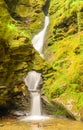 St Nectans Glenn waterfall Royalty Free Stock Photo