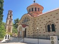 Saint Nectarius church near Archipolis, Rhodes, Greece Royalty Free Stock Photo