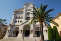 Saint Nicholas Cathedral, Monaco, palm tree, arecales, historic site, tourist attraction