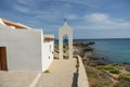 Photo of Greece, Zakynthos, Agios Nikolaos church. Saint Nicholas Church in Ano Vasilikos in Zakynthos. St Nicholas Beach in Royalty Free Stock Photo