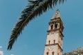 Saint Nicholas Church bell tower, Kotor Bay, Perast, Montenegro Royalty Free Stock Photo