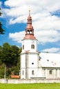 Saint Nicholas church in Bily Kostel nad Nisou, Czech Republic