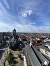 Saint Nicholas Church, skyline vue Gent Belgium Royalty Free Stock Photo