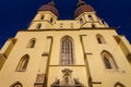 The Saint Nicholas Church, a Gothic cathedral in Trnava town Royalty Free Stock Photo