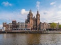 Saint Nicholas church in the historic center of the Amsterdam, The Netherlands Royalty Free Stock Photo