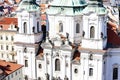 Saint Nicholas Church at Old Town Square, Prague, Czech Republic Royalty Free Stock Photo