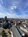 Saint Nicholas Church, skyline vue Gent Belgium Royalty Free Stock Photo