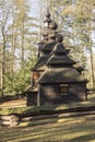 Saint Nicholas Church Wonderer placed in public gardens, Hradec Kralove, Czech republic