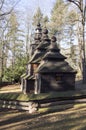 Saint Nicholas Church Wonderer placed in public gardens, Hradec Kralove, Czech republic